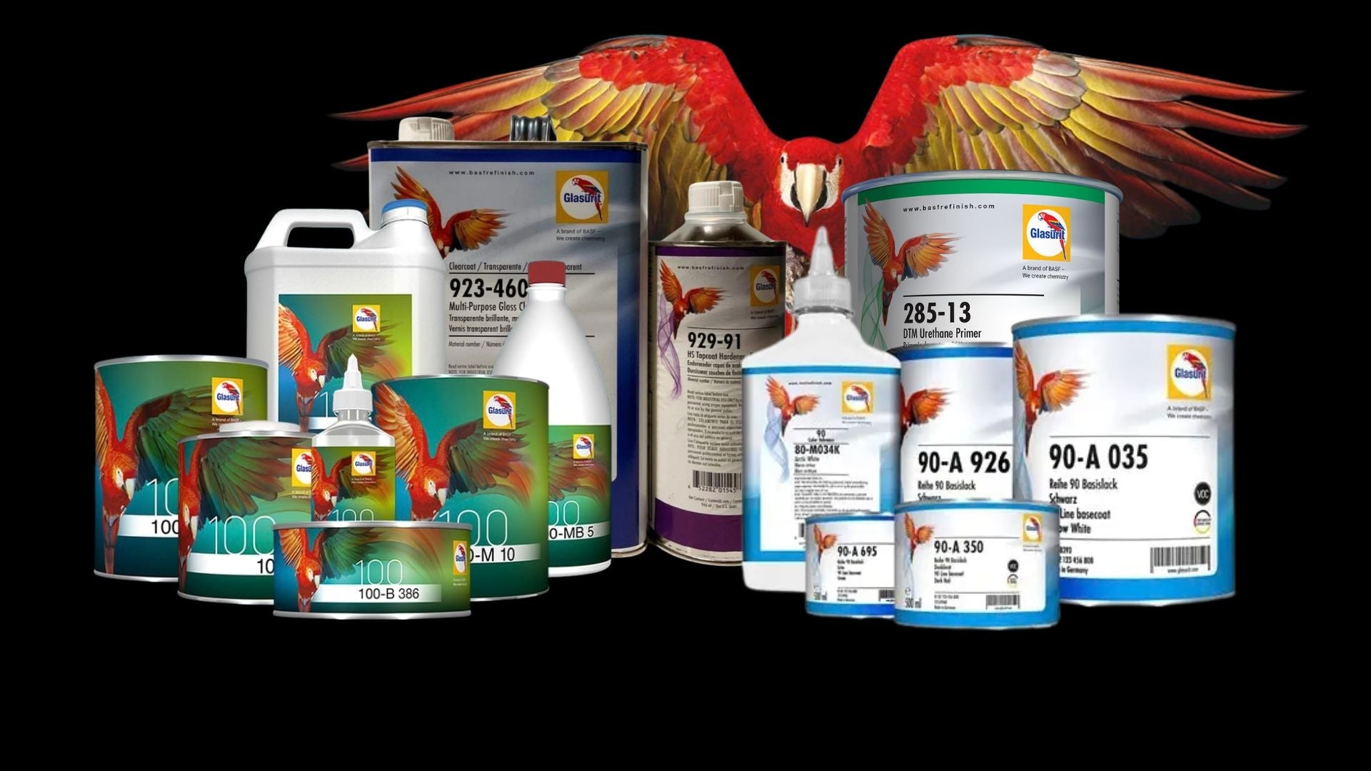 PAINTS, PRIMERS AND CLEARCOATS