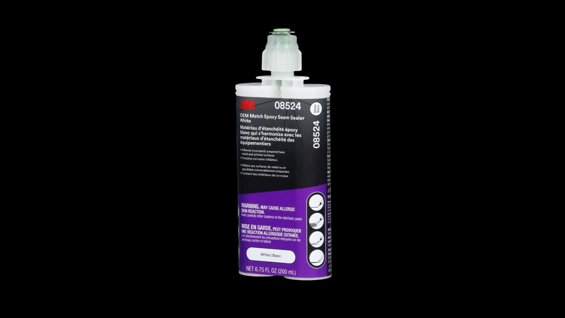 3M OEM Match Epoxy 2K Seam Sealer White 200ml